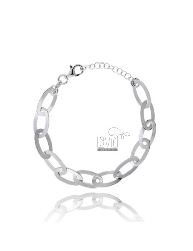 Cable bracelet in silver...