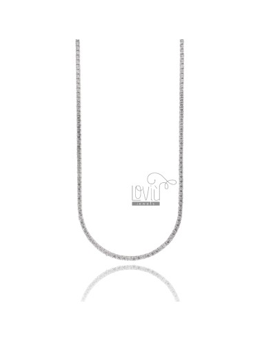 Tennis necklace 2.5 mm in...