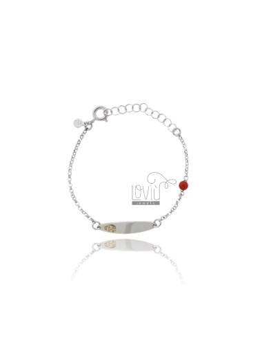 Baby rolo bracelet with...