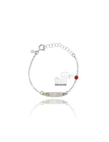 Baby rolo bracelet with...