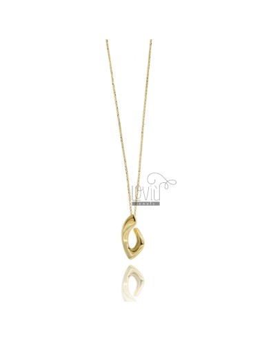Rolo necklace cm 45 with...