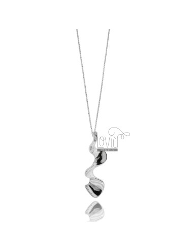 Rolo necklace 45 cm with...