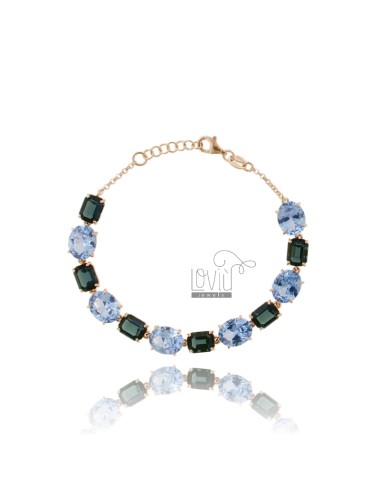 Bracelet with blue and...