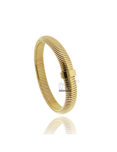 Spring bracelet in golden...