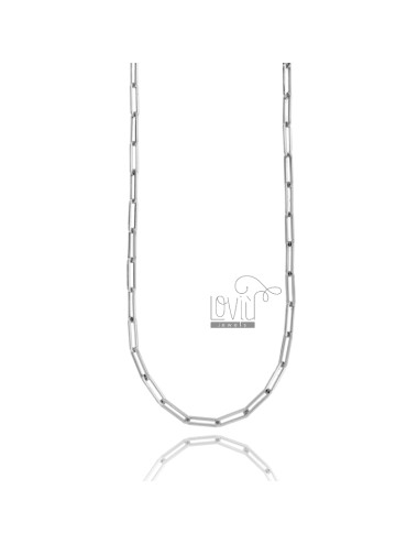 Halskette aus stahl cm 45-50