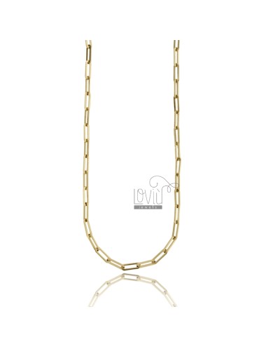 Golden steel necklace cm 45-50