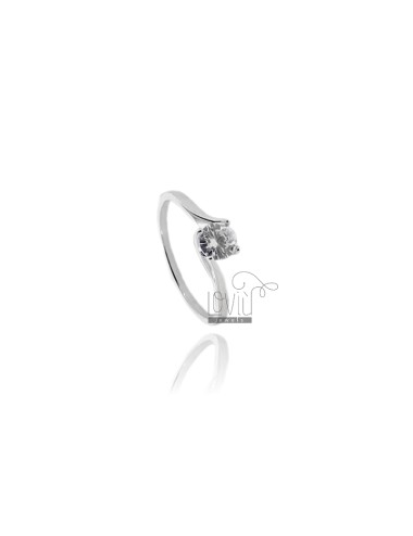 Solitaire ring 5 mm in...