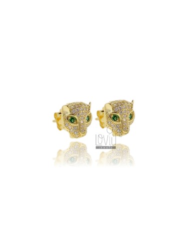 Panther earrings mm 10x10...