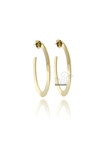 Oval earrings mm 30x16 with...