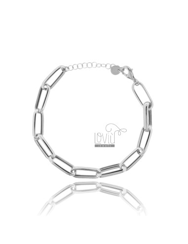 Cable bracelet mm 17x7 with...