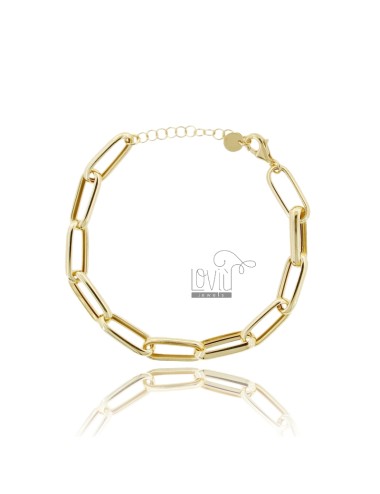 Cable bracelet mm 17x7 with...