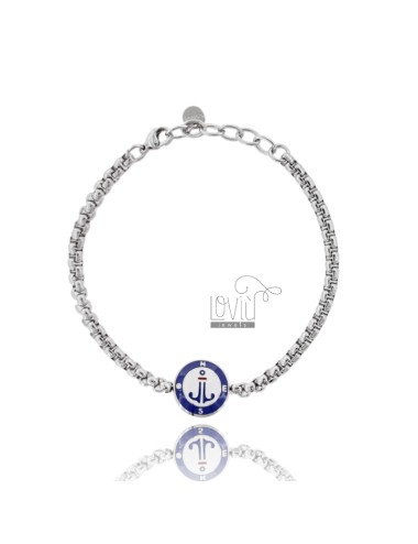 Anchor bracelet mm 15 with...