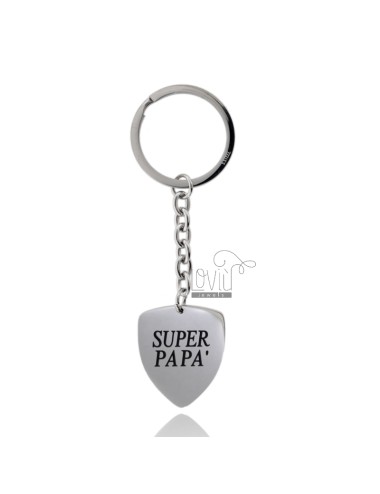 Key ring with steel plate...
