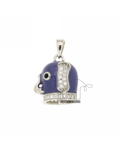 18x17 mm bell pendant with...